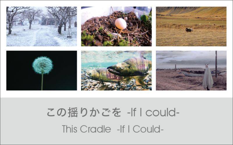 金子 直道／シノブ・キイ／升谷 絵里香 映像作品展 この揺りかごを -If I could-