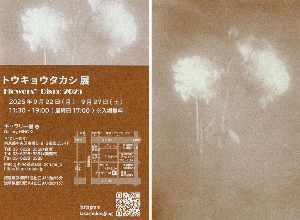 トウキョウタカシ展　Flowers' Disco 2025