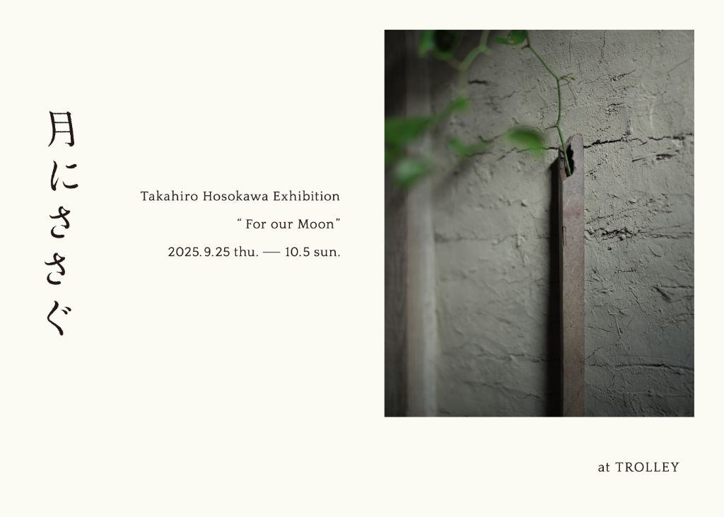 Takahiro Hosokawa Exhibition 「月にささぐ」