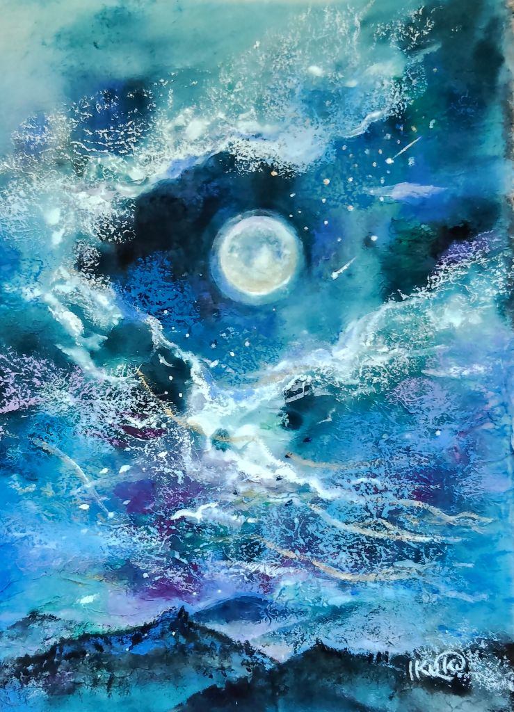尾崎郁子展 夜と夢