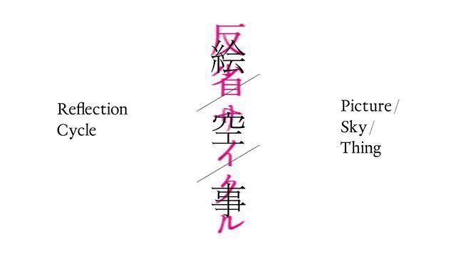 小林耕平　個展　反省サイクル　絵／空／事