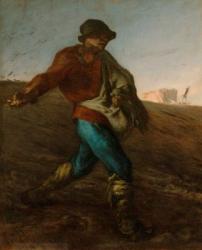 ジャン = フランソワ・ミレー 《種をまく人》1850年 ボストン美術館蔵 photo ©2014 Museum of Fine Arts, Boston
