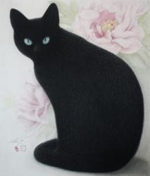 芍薬と黒猫（2）