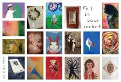 にぎやかミニキャンバス展「Art in your pocket」