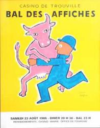 ポスター舞踏会 Bal des Affiches 1986 年 リトグラフ