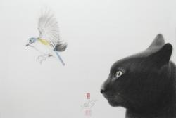 「青い鳥と彩の森の黒猫」