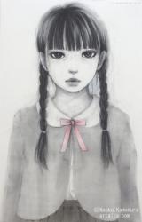 門倉直子“The works of charcoal #3”さよなら少女