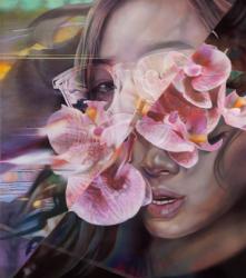 藤森 詔子｜ Shoko Fujimori “Twin Girls” 2019 Oil and gesso on canvas and panel 162.0 x 130.3cm ©Shoko Fujimori