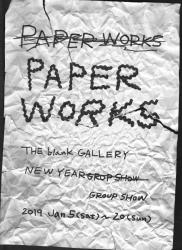 2019 New Year Group Show "PAPER WORKS"