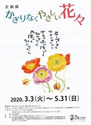 企画展　かぎりなくやさしい花々