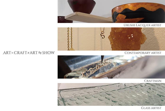 ART ＝ CRAFT ≠ ART ≒ SHOW