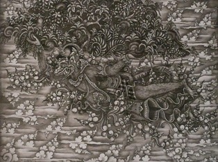ＢＡＬＩ　ＳＰＩＲＩＴＳ　【バリ絵画】