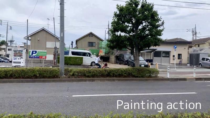 柳田 美侑　個展「Painting action」