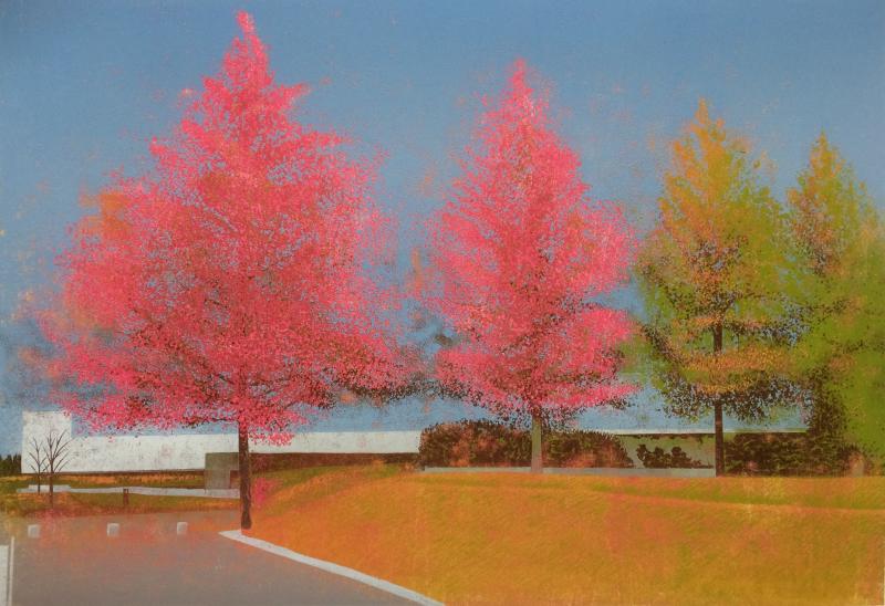 広瀬孝志　木版画展　男蔵