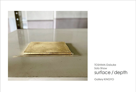 戸島大輔 TOSHIMA Daisuke  -surface / depth-