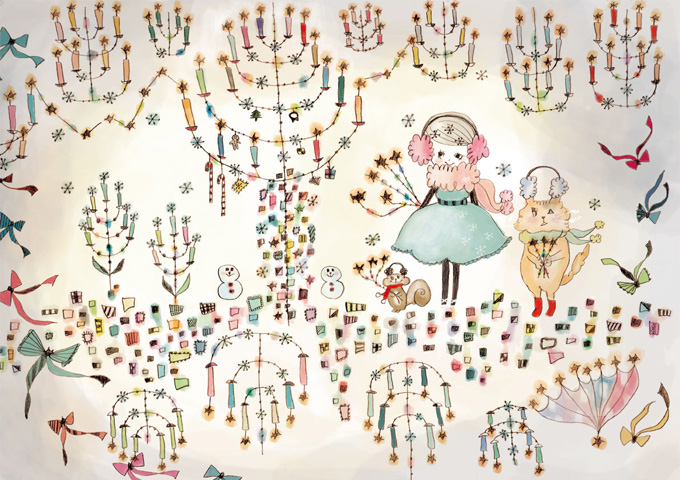 すぐろみつな　個展「シャンデリアのなる木」
