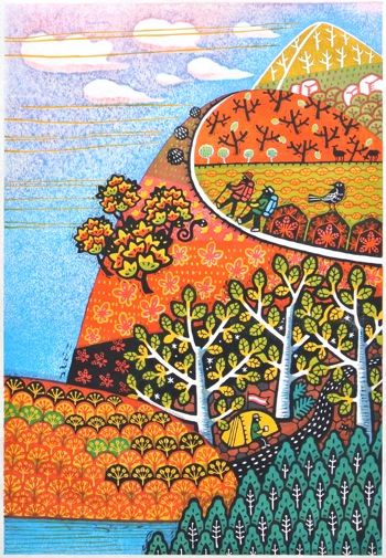 久木朋子木版画展