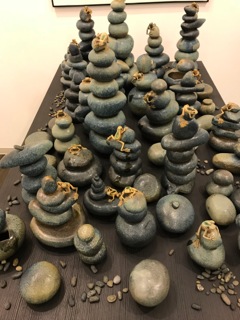 松原伸一郎陶蛙展