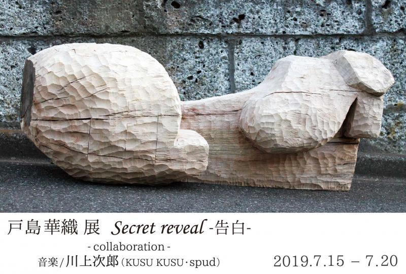 戸島華織展　Secret reveal-告白-  collaboration with 川上次郎（音楽）