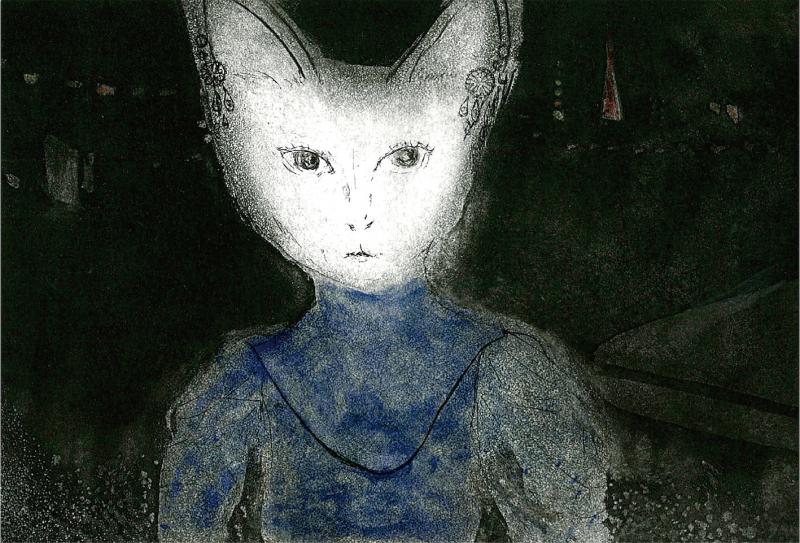飯島まり子 銅版画展 Summer shower