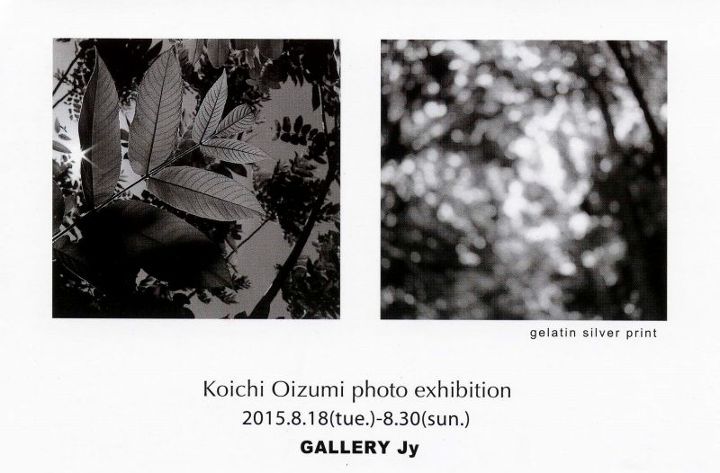 大泉光一写真展「光合成・呼吸」