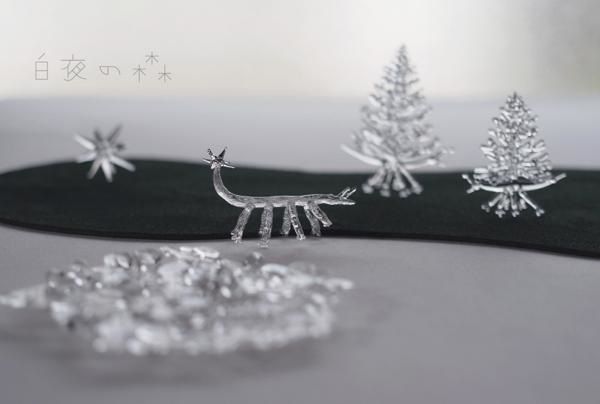 柳原麻衣 個展　「白夜の森」