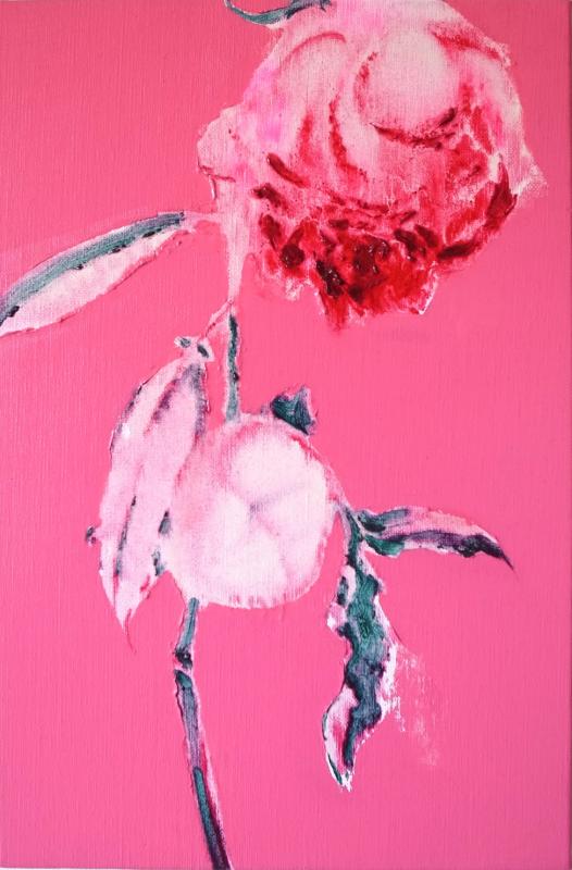 阿部彩葉子 個展：花の名前