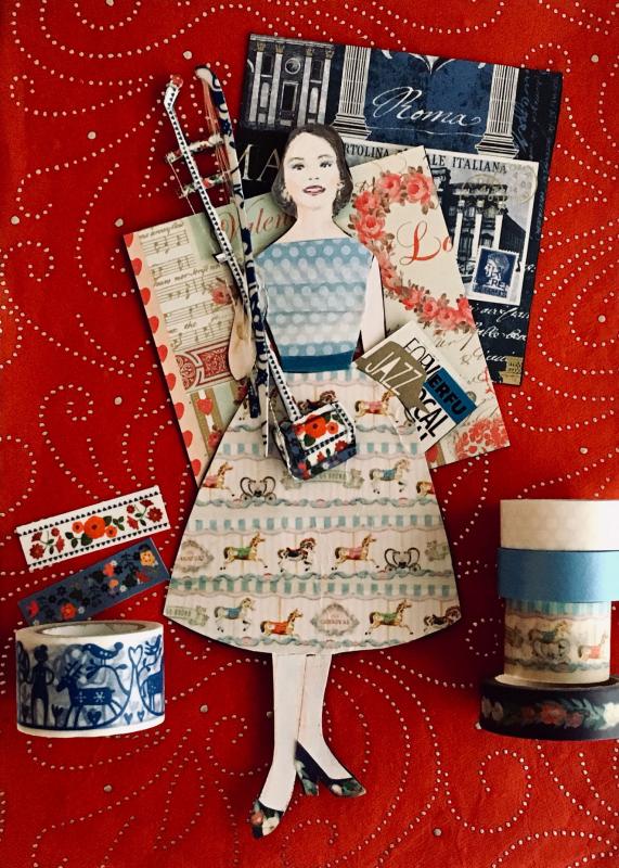 IKUcollageかとう郁こ個展　切っtari・貼っtari