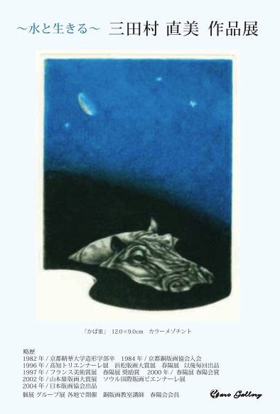 ～水と生きる～ 三田村　直美　作品展