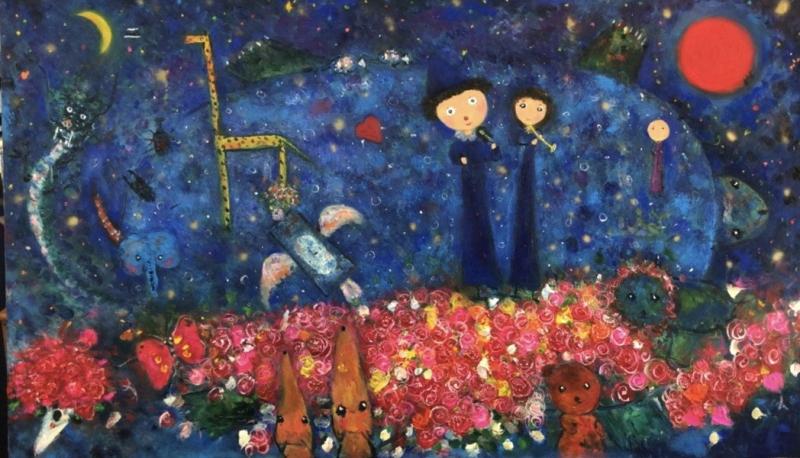 夢とロマンを求めて清水新也油絵展