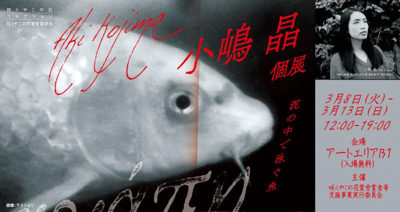 咲くやこの花賞受賞記念  「小嶋晶個展～泥の中で泳ぐ魚～」
