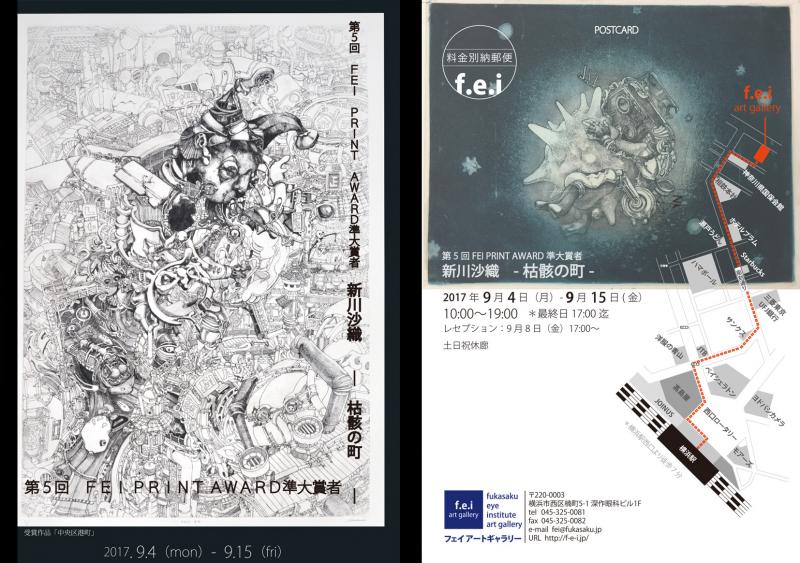 第5回FEI  PRINT  AWARD準大賞者・新川沙織展-枯骸の町-