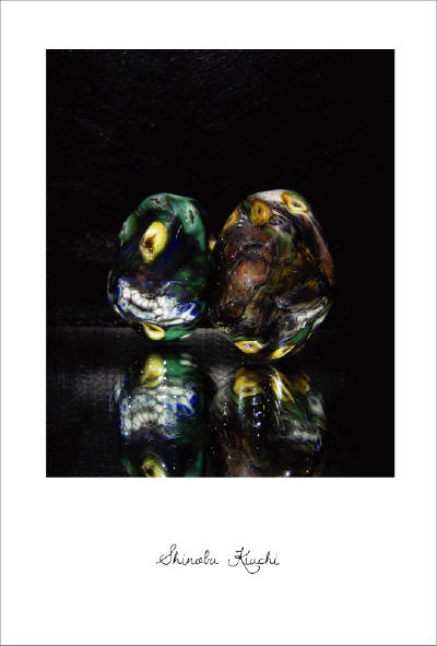 木内　志のぶ　glass beads exhibition