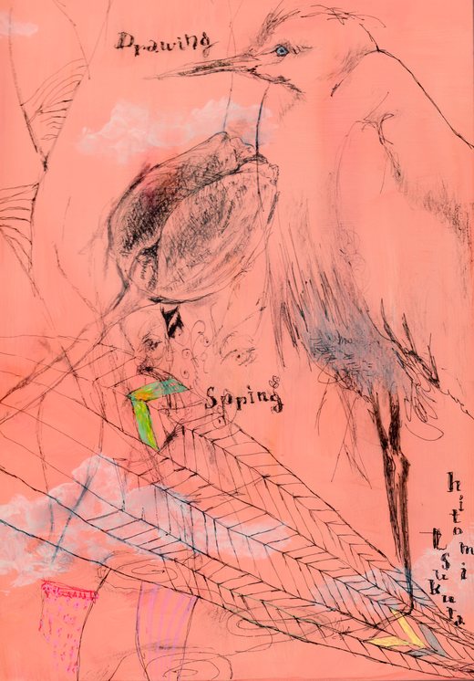 『春の窓～drowing展』　つくたひとみ個展
