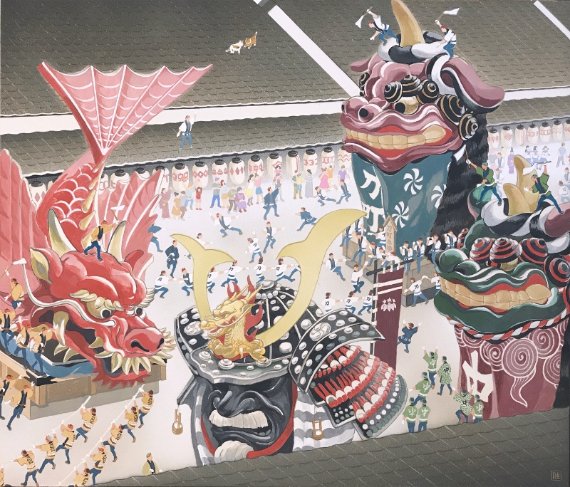 ある日の記憶Ⅱ・・・稲恒佳奈展