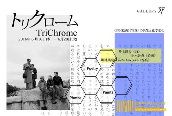 「トリクローム / TriChrome」 三人展