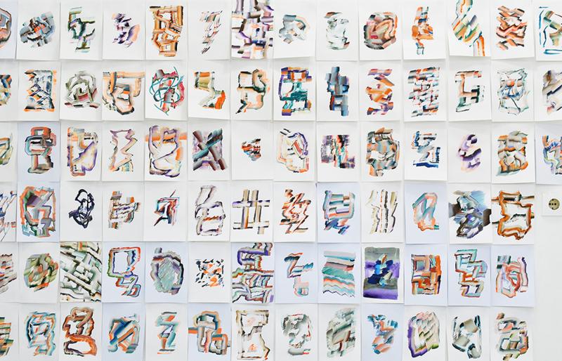 内田 涼 個展『或る接触』／村上慧による喫煙所