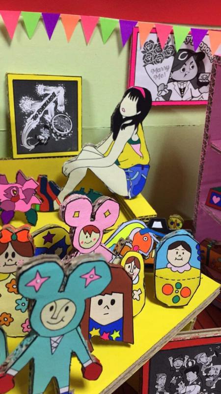 森永千代子～滝川テキスタイル～冨田雅臣　三人展　「彩色兼備」