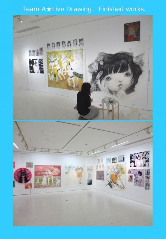 チームＡ★お絵描きLIVE成果展