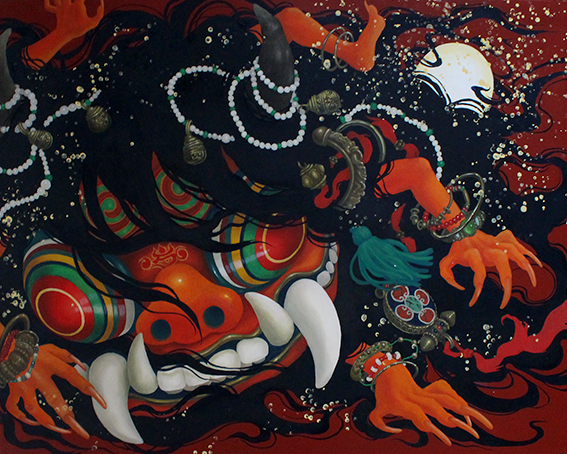 宮間夕子 個展 『呪術灯』