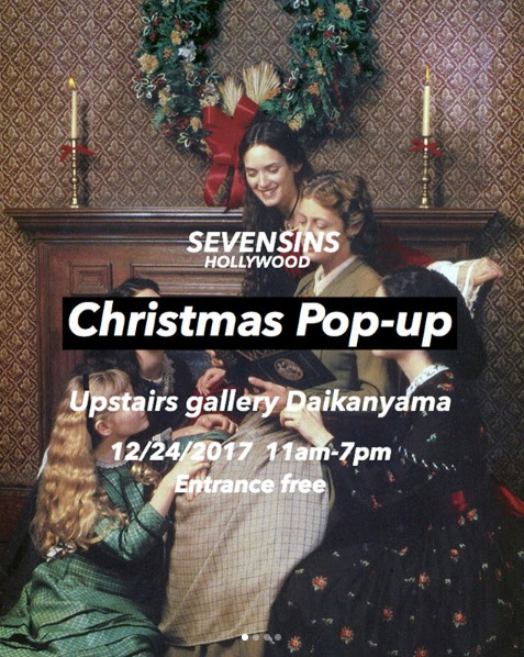 SEVENSINS Christmas pop-up