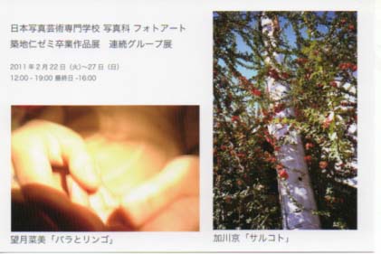 望月菜美「バラとリンゴ」 加川　京「サルコト」
