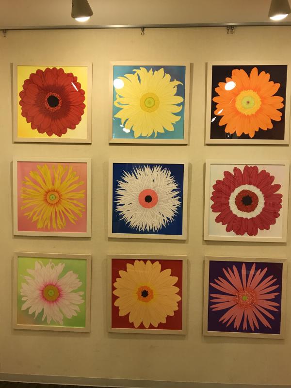 服部純栄イラストレーション展　花降HANAFURI