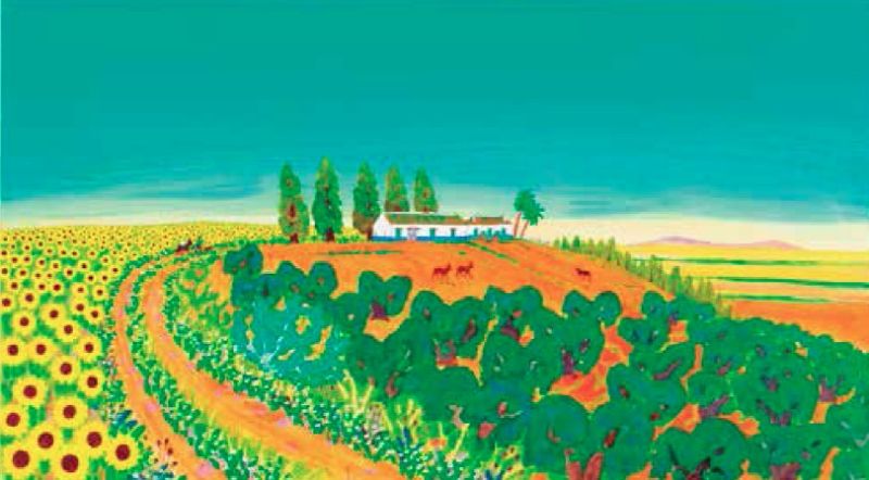 イシイタカシ絵画展　地中海が織りなす情景画