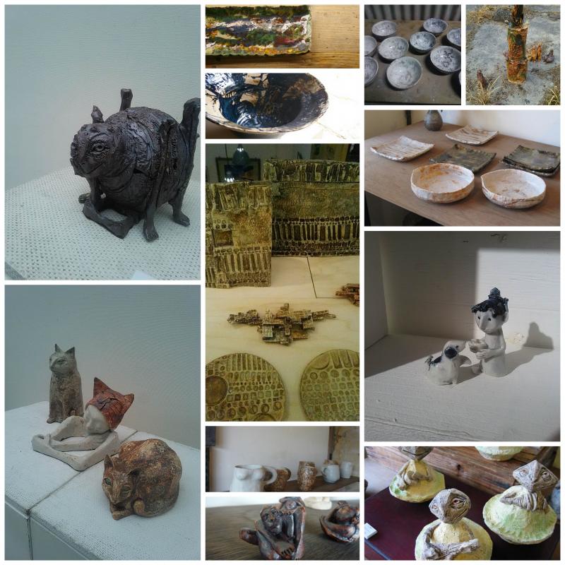 阿部未来陶造形展　窓