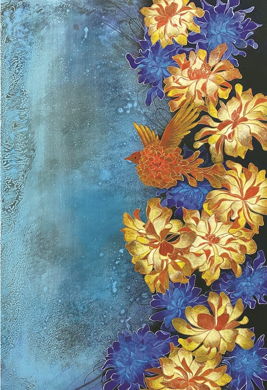 鳥垣英子展　花笑う時