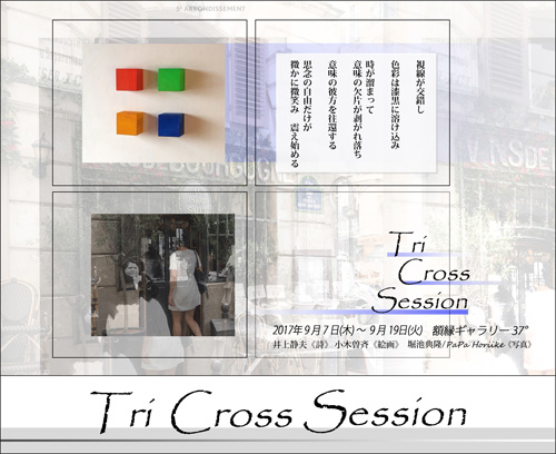 Tri Cross Session / トリクロスセッション　～三人展～
