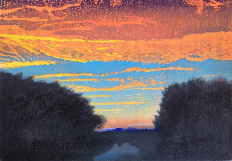 広瀬孝志　木版画展
