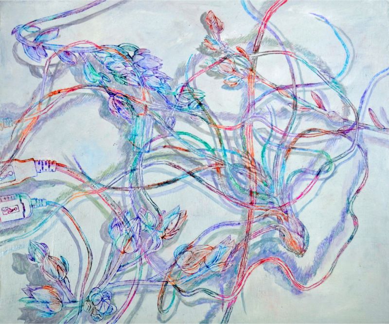 春草絵未　個展　『泉のわっか』 "The　Spring Loop"