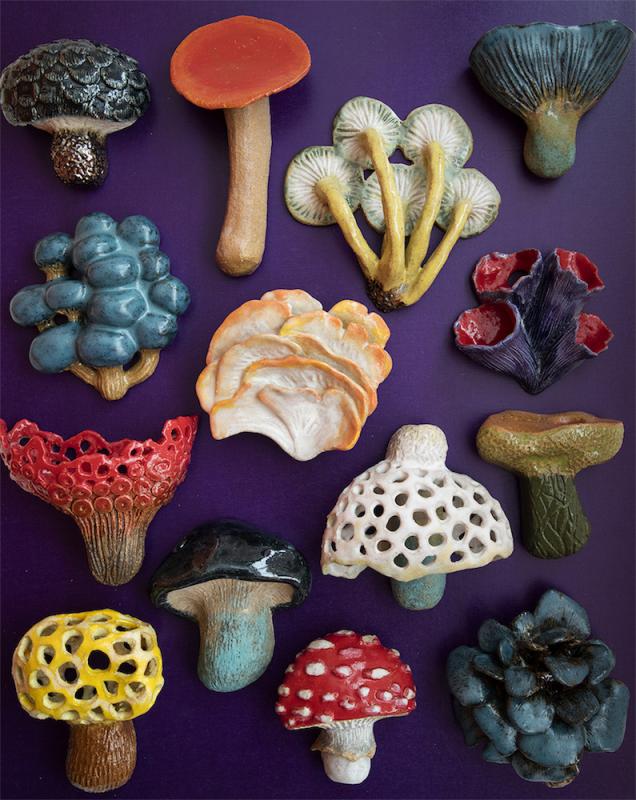 鈴木喬子の陶器 2018 MUSHROOMS